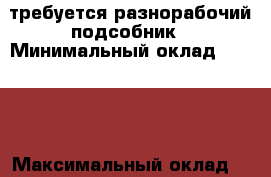 требуется разнорабочий подсобник › Минимальный оклад ­ 1 200 › Максимальный оклад ­ 1 500 - Татарстан респ., Казань г. Работа » Вакансии   . Татарстан респ.